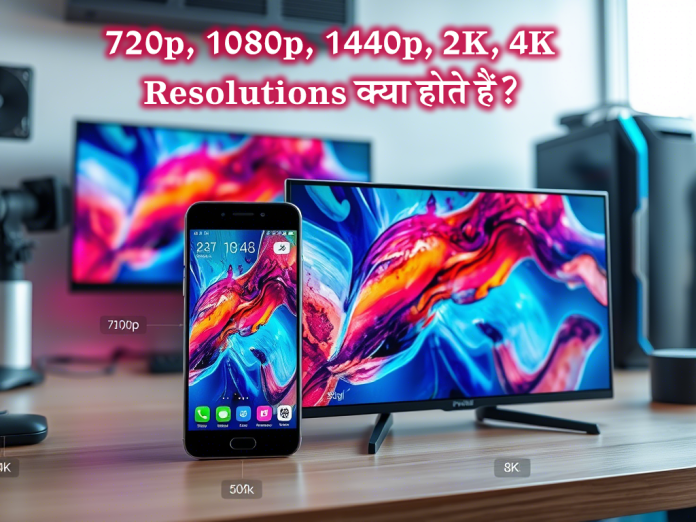 720p, 1080p, 1440p, 2K, 4K Resolutions और Aspect Ratio का Complete Guide